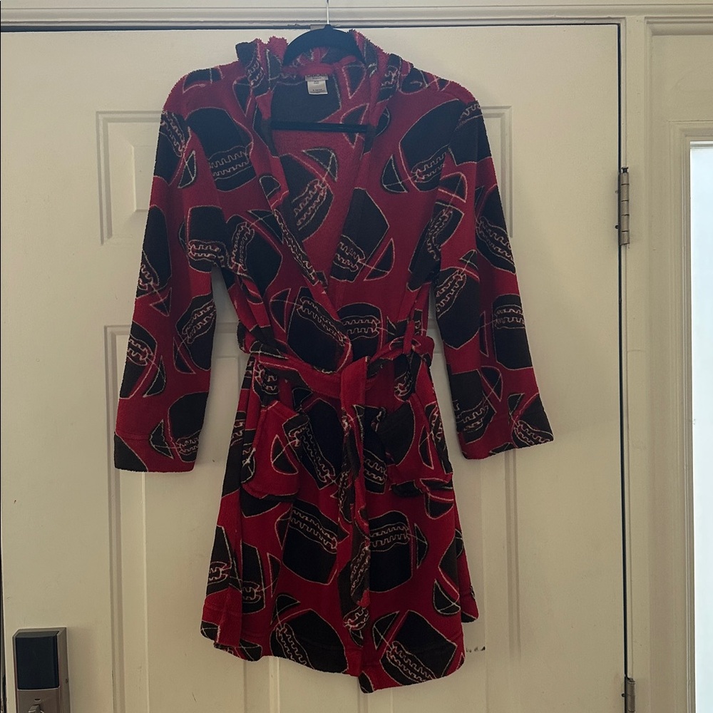 Youth Football Robe Red - Picture 6 of 7